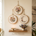 Heritage Mandala Ritual Kit — Sujni Embroidery DIY - Detail View Sujni Embroidery