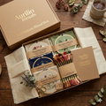 Aesthetic Bloom Ritual Kit — Modern Floral Sujni Embroidery - Detail View Sujni Embroidery