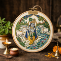 Sacred Mandala Ritual Kit — Stitch by Colours | Sujni Embroidery - Detail View Sujni Embroidery