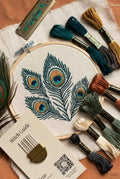 Dragonfly Ritual Kit — Nature Sujni Embroidery DIY - Sujni Embroidery Kit by Aurilio Rituals