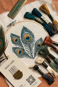 Peacock Ritual Kit — Vibrant Sujni Embroidery
