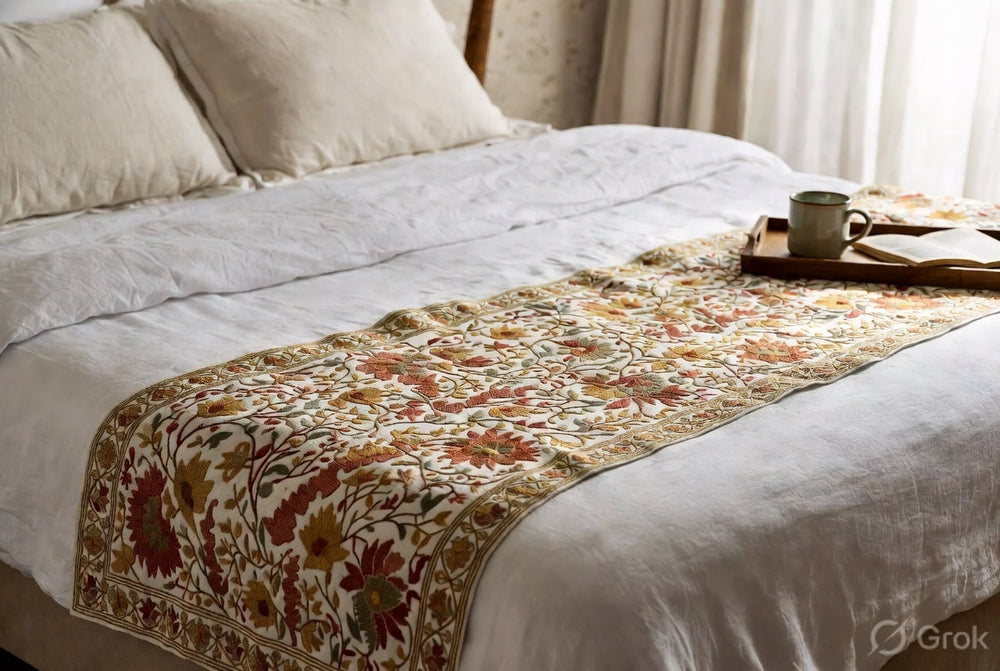 Heritage Sujni Quilt Bed Runner