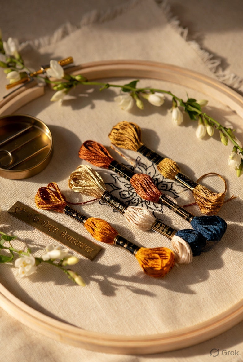 Sacred DIY Kit — Spiritual Sujni Embroidery