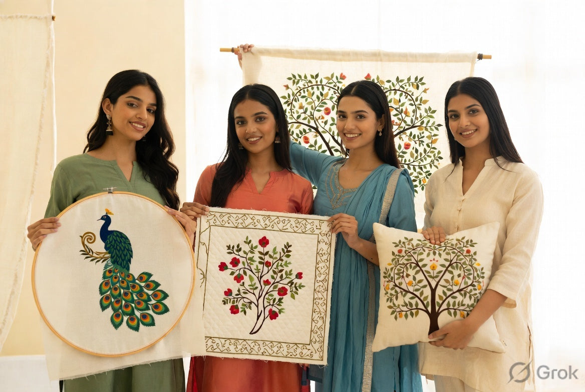 Aurilio Rituals — Handcrafted Sujni Embroidery